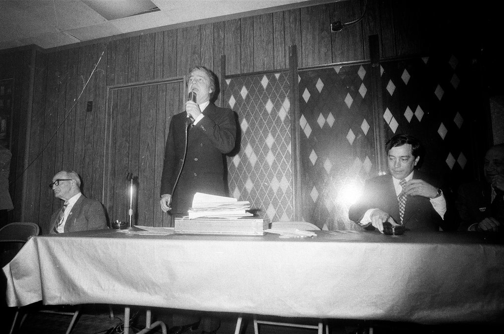 Sargent R. Shriver at 10th Ward Meeting - John H. White for Chicago Sun-Times