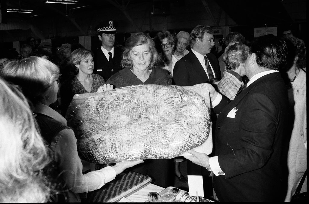 Eunice Kennedy Shriver attends Autumnfest with Mayor Jane Byrne - Randy B. Leffingwell for Chicago Sun-Times