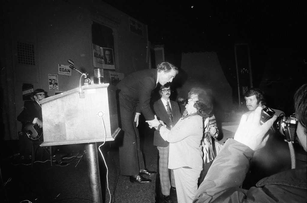 Sargent R. Shriver at 10th Ward Meeting - John H. White for Chicago Sun-Times