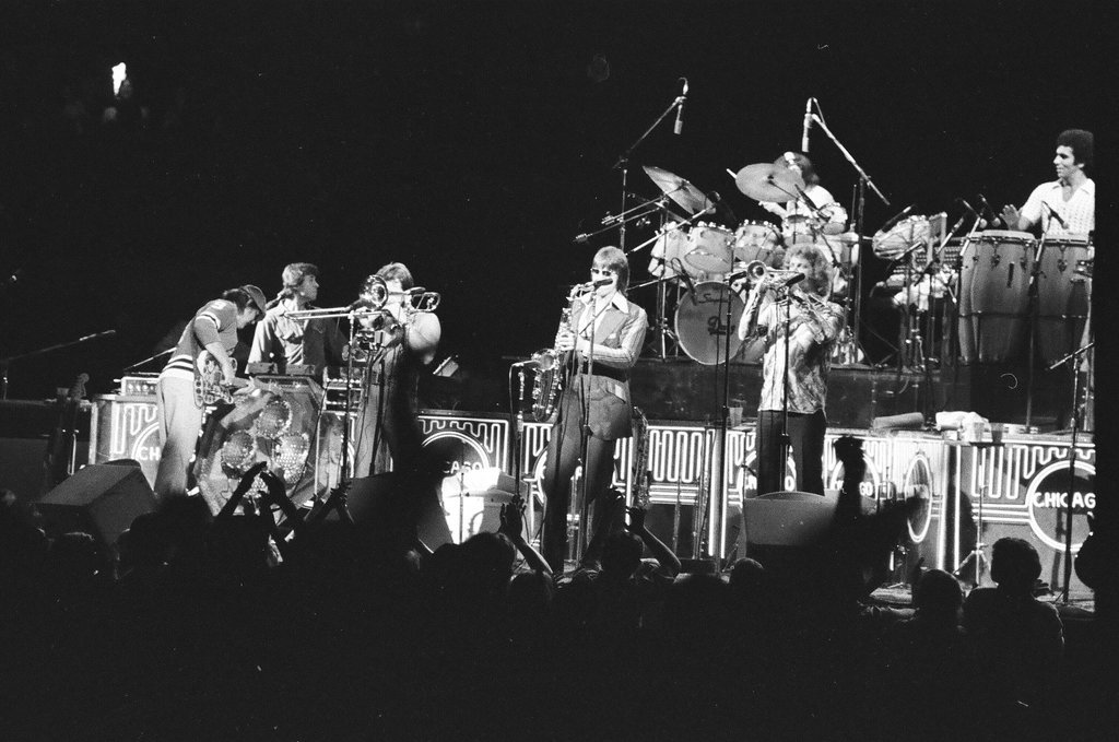 Chicago performs at Chicago Stadium - Don Bierman for Chicago Sun-Times