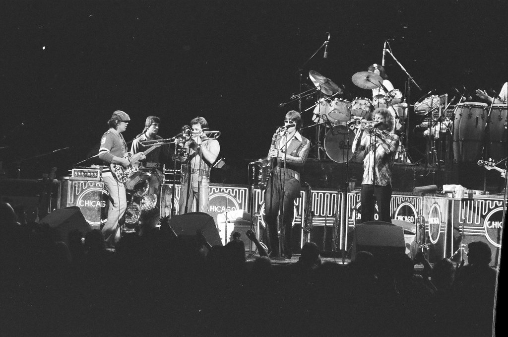 Chicago performs at Chicago Stadium - Don Bierman for Chicago Sun-Times