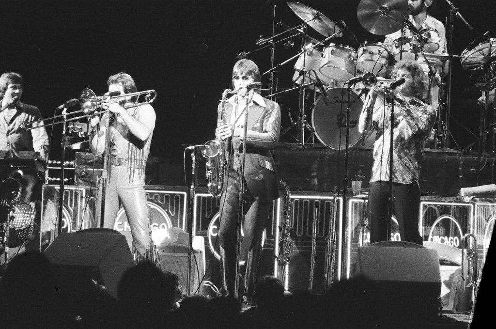 Chicago performs at Chicago Stadium - Don Bierman for Chicago Sun-Times