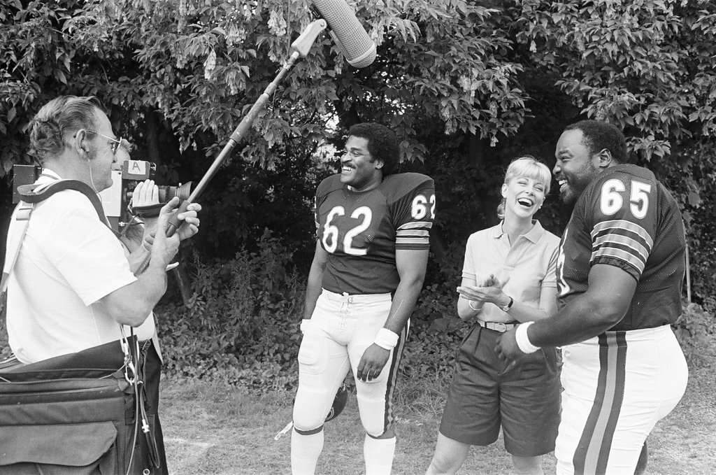 Sarah Purcell practices with the Chicago Bears - Reeve for Chicago Sun-Times