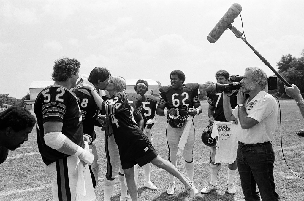 Sarah Purcell practices with the Chicago Bears - Reeve for Chicago Sun-Times
