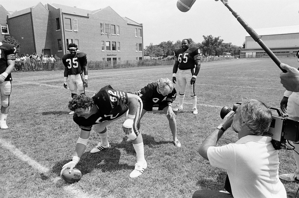 Sarah Purcell practices with the Chicago Bears - Reeve for Chicago Sun-Times