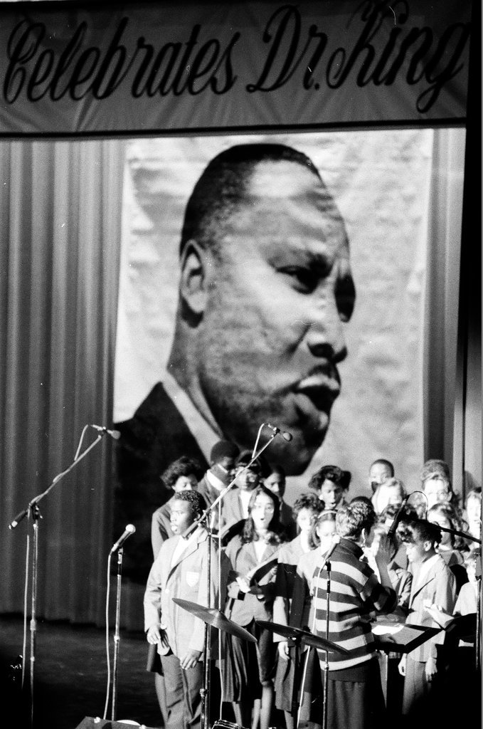 Kids choir performs at Medinah Temple for Martin Luther King Jr. birthday celebration - James (Jim) Klepitsch for Chicago Sun-Times