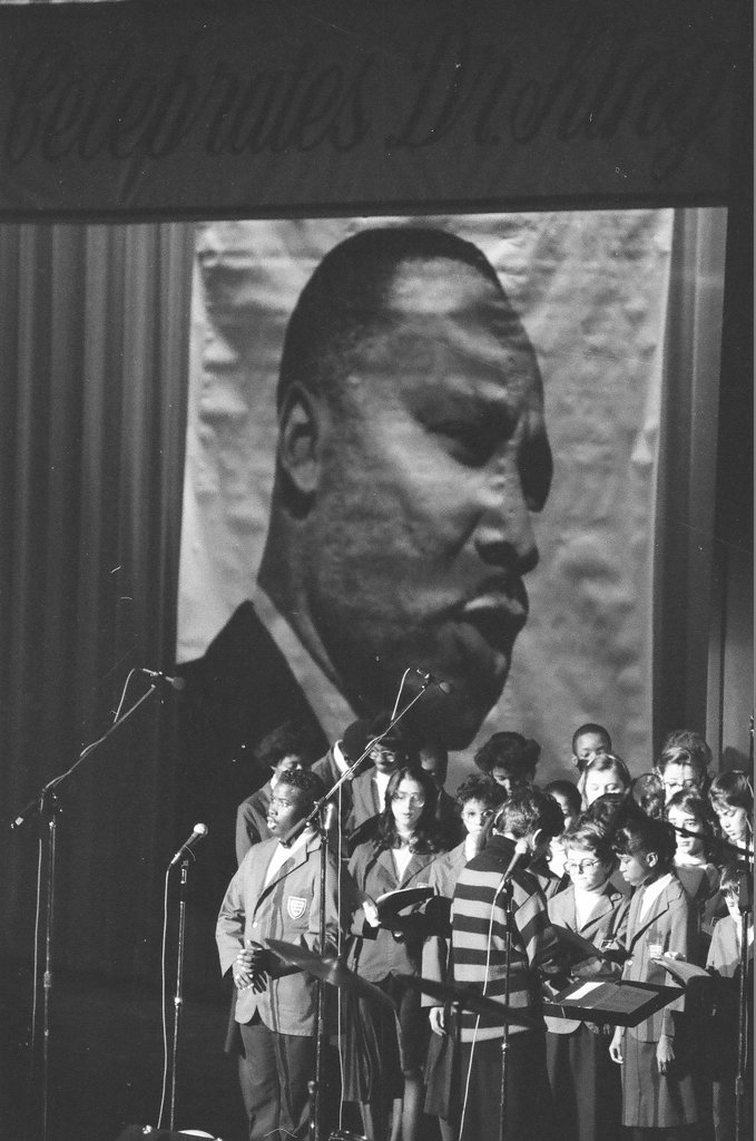 Kids choir performs at Medinah Temple for Martin Luther King Jr. birthday celebration - James (Jim) Klepitsch for Chicago Sun-Times