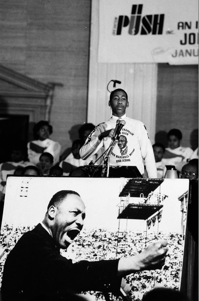 Operation PUSH birthday celebration for Dr. Martin Luther King - Jarvinen for Chicago Sun-Times
