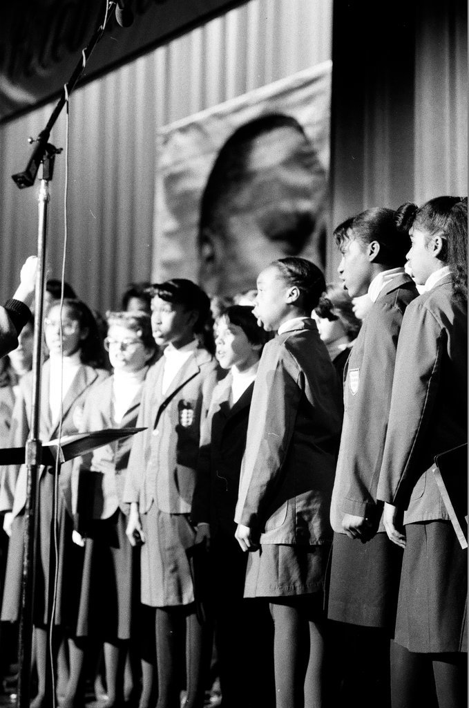 Kids choir performs at Medinah Temple for Martin Luther King Jr. birthday celebration - James (Jim) Klepitsch for Chicago Sun-Times