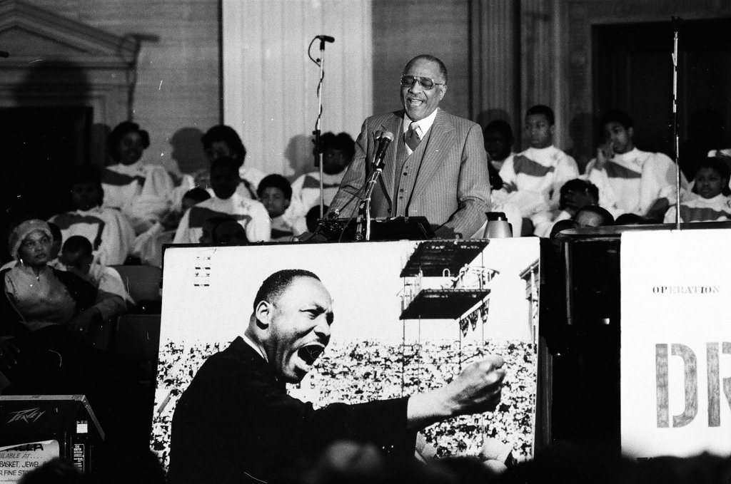 Operation PUSH birthday celebration for Dr. Martin Luther King - Jarvinen for Chicago Sun-Times