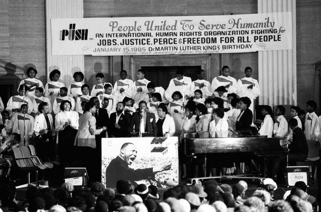 Operation PUSH birthday celebration for Dr. Martin Luther King - Jarvinen for Chicago Sun-Times