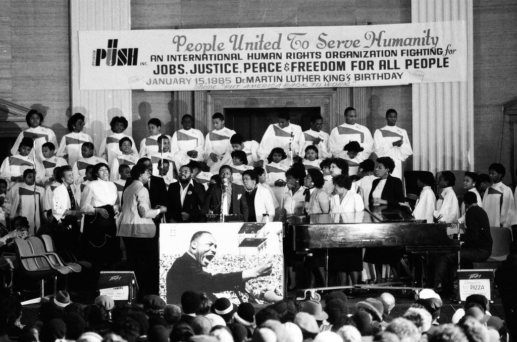 Operation PUSH birthday celebration for Dr. Martin Luther King - Jarvinen for Chicago Sun-Times