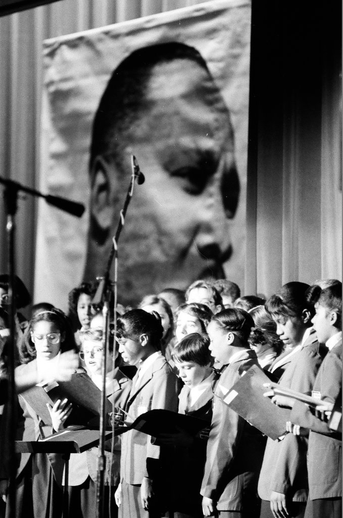 Kids choir performs at Medinah Temple for Martin Luther King Jr. birthday celebration - James (Jim) Klepitsch for Chicago Sun-Times