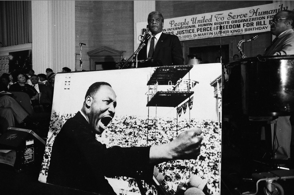 Operation PUSH birthday celebration for Dr. Martin Luther King - Jarvinen for Chicago Sun-Times