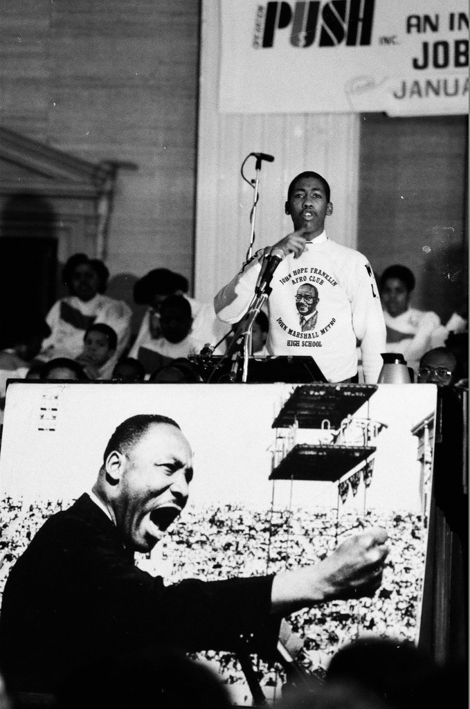 Operation PUSH birthday celebration for Dr. Martin Luther King - Jarvinen for Chicago Sun-Times
