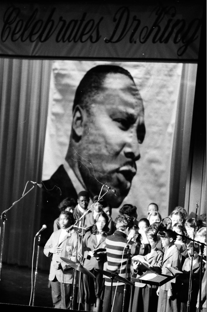 Kids choir performs at Medinah Temple for Martin Luther King Jr. birthday celebration - James (Jim) Klepitsch for Chicago Sun-Times