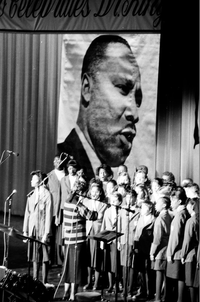Kids choir performs at Medinah Temple for Martin Luther King Jr. birthday celebration - James (Jim) Klepitsch for Chicago Sun-Times