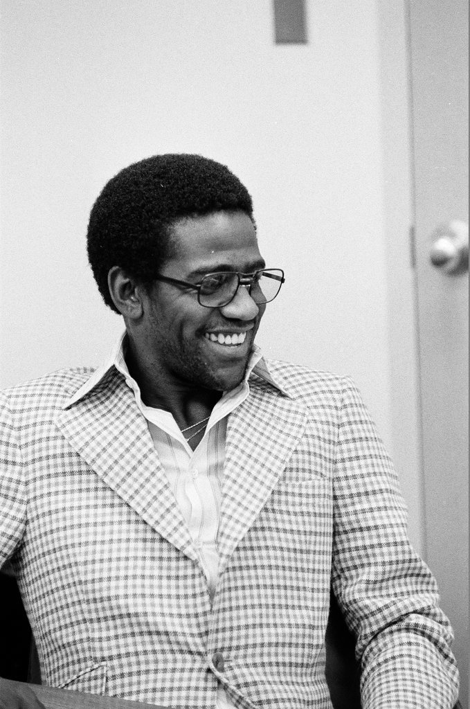 Al Green sitting in a chair - Peters (Clarence or Pete) for Chicago Sun-Times