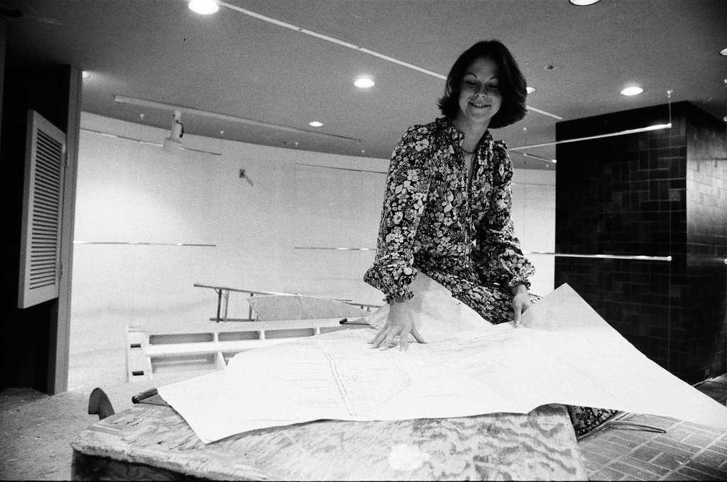 Christie Hefner in unfinished Playboy Club - Ray Burley for Chicago Sun-Times