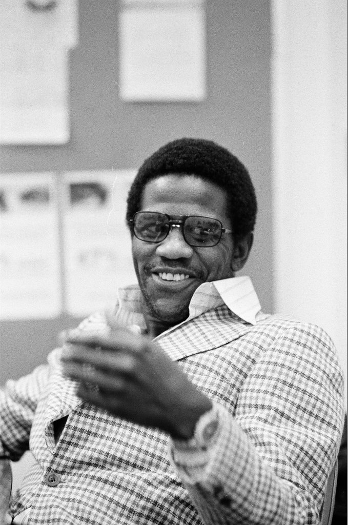 Al Green sitting in a chair - Peters (Clarence or Pete) for Chicago Sun-Times