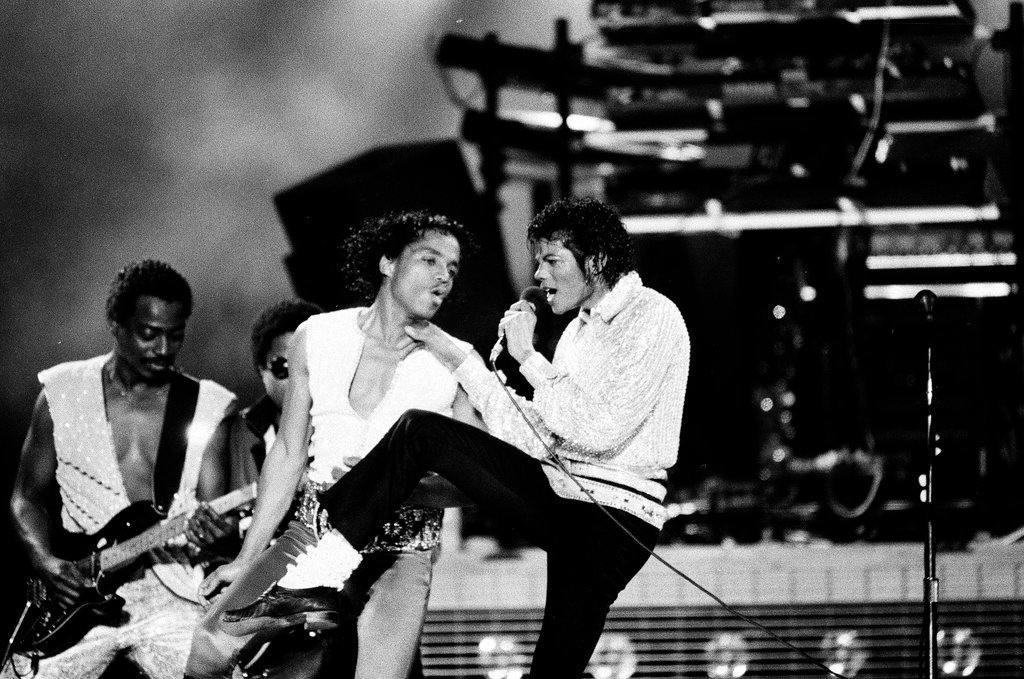 Michael Jackson concert at Comiskey Park - Ringham for Chicago Sun-Times