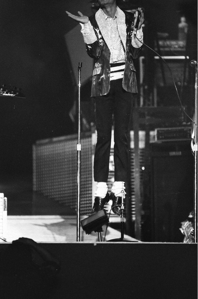 Michael Jackson concert at Comiskey Park - Bob (Robert) Black for Chicago Sun-Times