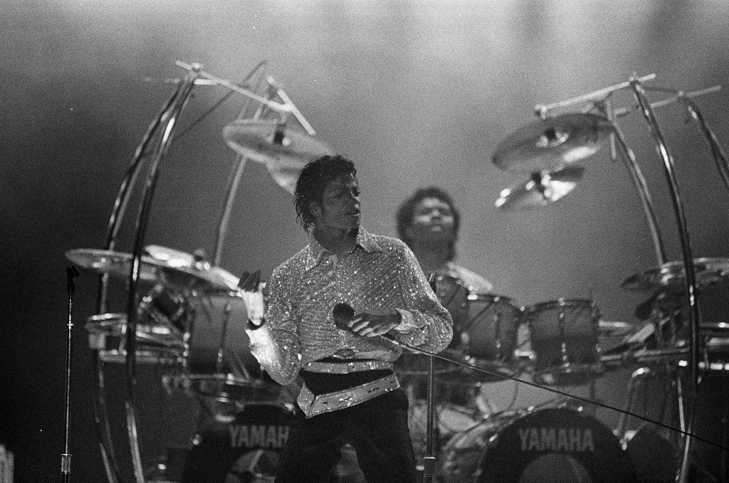 Michael Jackson concert at Comiskey Park - Ringham for Chicago Sun-Times