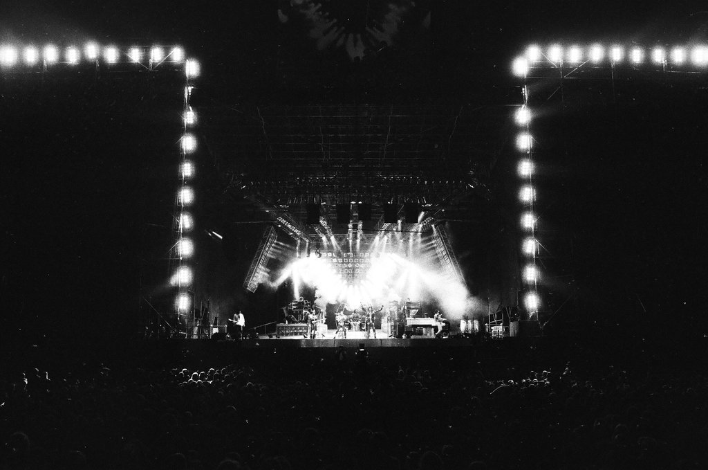 Michael Jackson concert at Comiskey Park - Bob (Robert) Black for Chicago Sun-Times