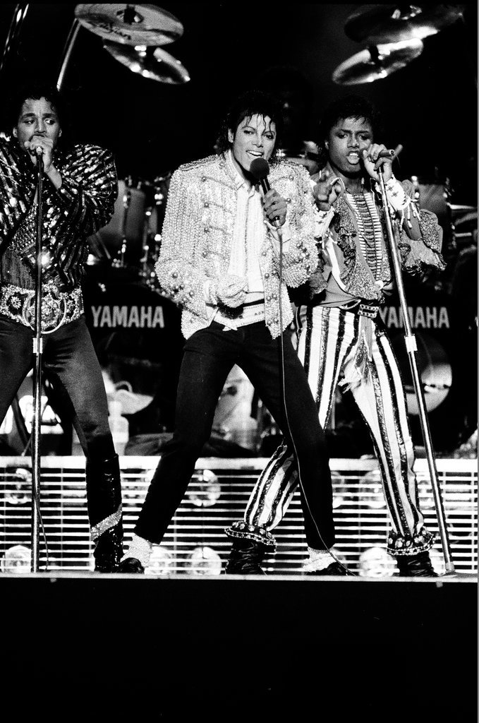 Michael Jackson concert at Comiskey Park - Bob (Robert) Black for Chicago Sun-Times
