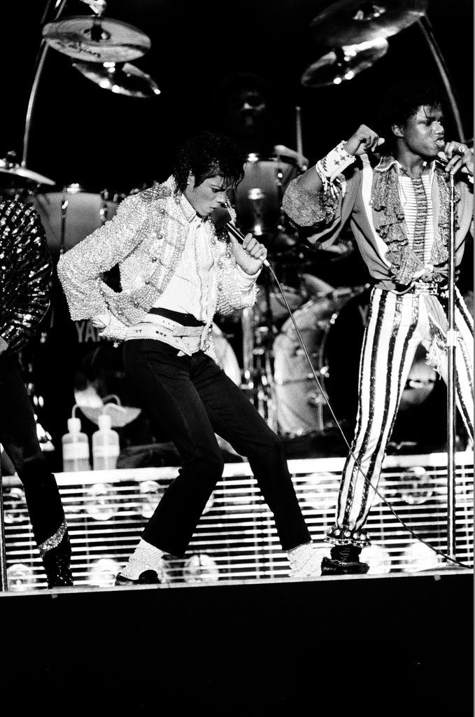 Michael Jackson concert at Comiskey Park - Bob (Robert) Black for Chicago Sun-Times