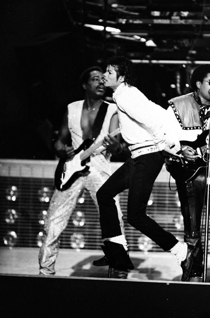 Michael Jackson concert at Comiskey Park - Ringham for Chicago Sun-Times