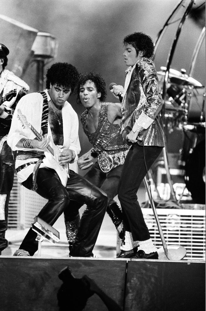 Michael Jackson concert at Comiskey Park - Bob (Robert) Black for Chicago Sun-Times