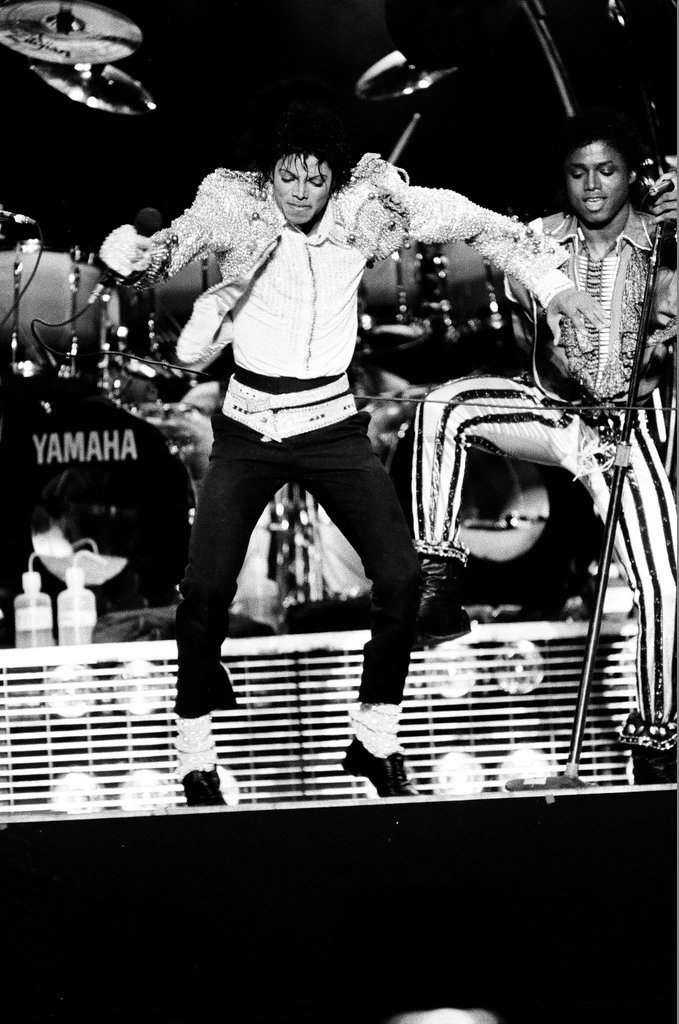 Michael Jackson concert at Comiskey Park - Bob (Robert) Black for Chicago Sun-Times