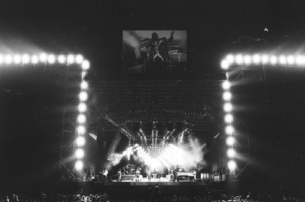 Michael Jackson concert at Comiskey Park - Bob (Robert) Black for Chicago Sun-Times