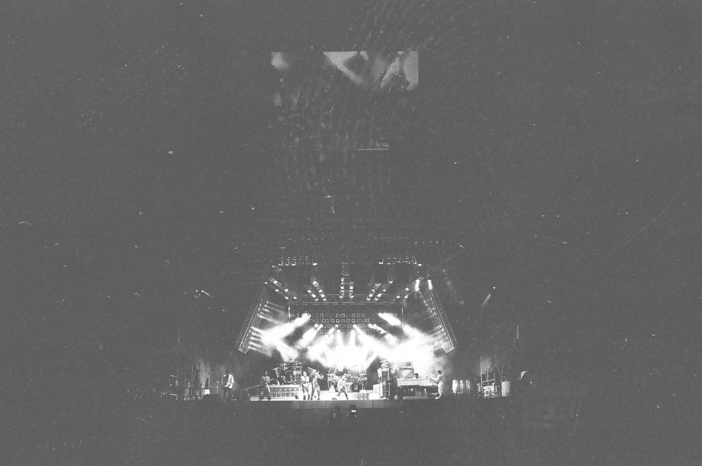 Michael Jackson concert at Comiskey Park - Bob (Robert) Black for Chicago Sun-Times