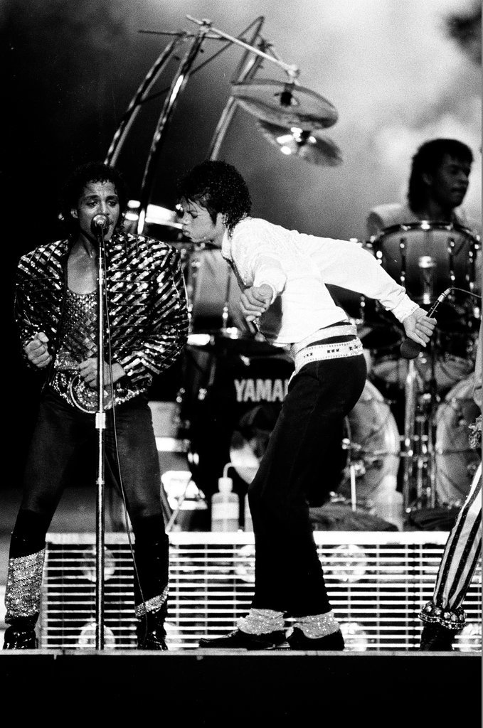 Michael Jackson concert at Comiskey Park - Bob (Robert) Black for Chicago Sun-Times