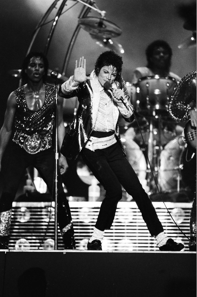 Michael Jackson concert at Comiskey Park - Bob (Robert) Black for Chicago Sun-Times