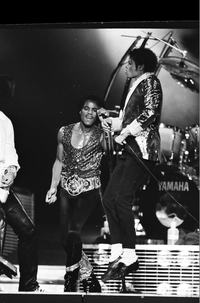 Michael Jackson concert at Comiskey Park - Bob (Robert) Black for Chicago Sun-Times