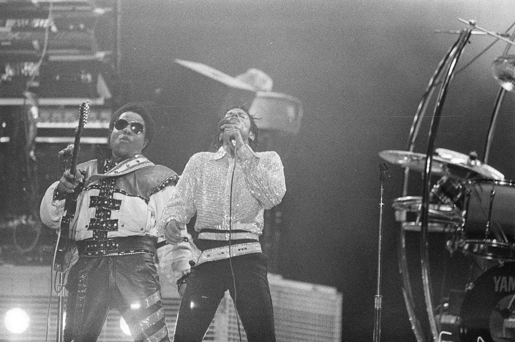 Michael Jackson concert at Comiskey Park - Ringham for Chicago Sun-Times