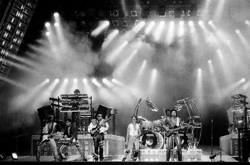 Michael Jackson concert at Comiskey Park - Ringham for Chicago Sun-Times