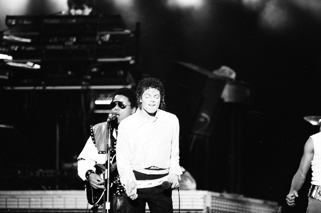 Michael Jackson concert at Comiskey Park - Ringham for Chicago Sun-Times