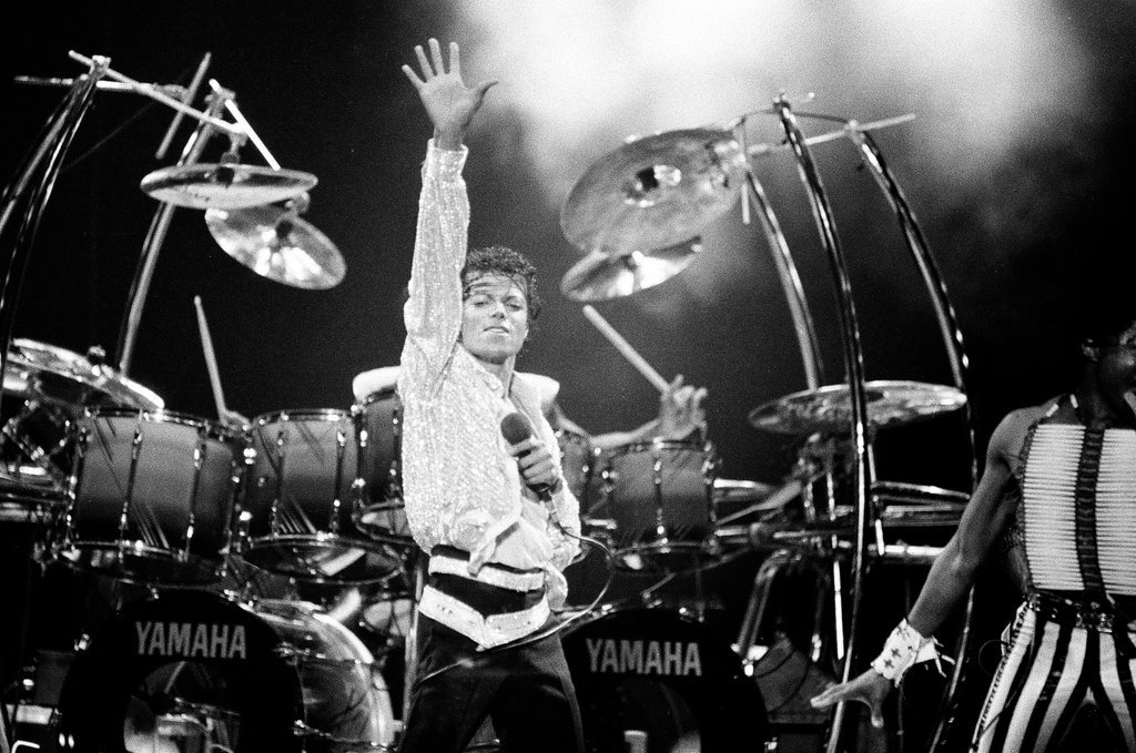 Michael Jackson concert at Comiskey Park - Ringham for Chicago Sun-Times