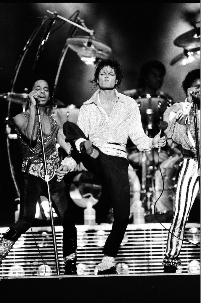 Michael Jackson concert at Comiskey Park - Bob (Robert) Black for Chicago Sun-Times