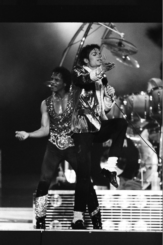 Michael Jackson concert at Comiskey Park - Bob (Robert) Black for Chicago Sun-Times