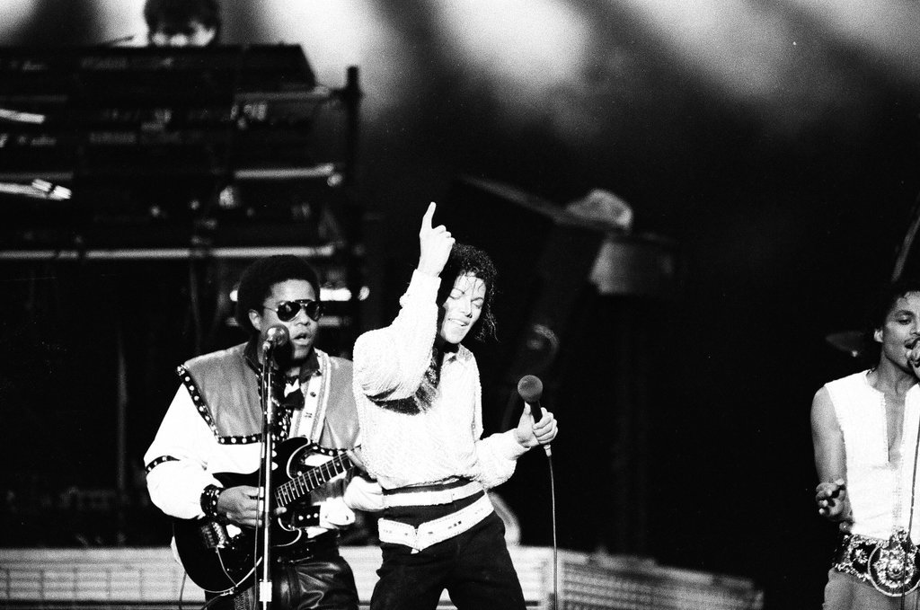 Michael Jackson concert at Comiskey Park - Ringham for Chicago Sun-Times