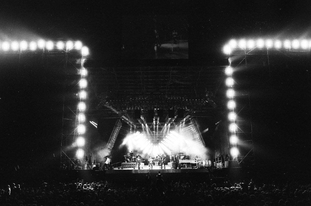 Michael Jackson concert at Comiskey Park - Bob (Robert) Black for Chicago Sun-Times