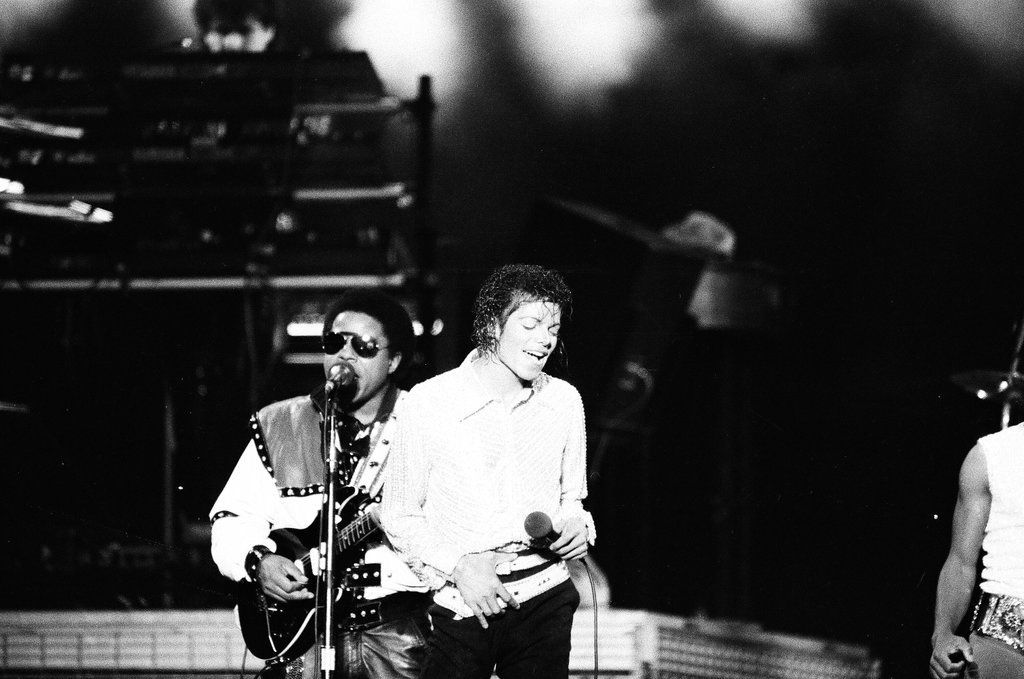 Michael Jackson concert at Comiskey Park - Ringham for Chicago Sun-Times