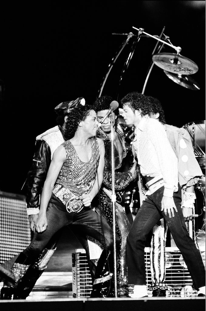 Michael Jackson concert at Comiskey Park - Bob (Robert) Black for Chicago Sun-Times