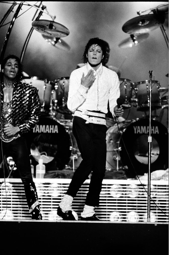 Michael Jackson concert at Comiskey Park - Bob (Robert) Black for Chicago Sun-Times