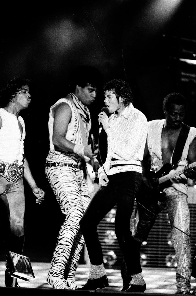 Michael Jackson concert at Comiskey Park - Ringham for Chicago Sun-Times